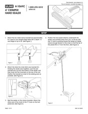 Uline H-1069C Manual De Instrucciones