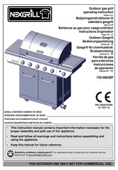 Nexgrill 720-0882BF Instrucciones De Operación