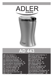 Adler europe AD 443 Manual De Uso