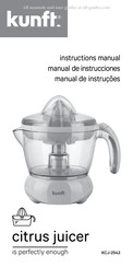 Kunft KCJ-2542 Manual De Instrucciones