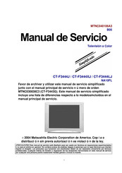 Panasonic CT-F3444LJ Manual De Servicio