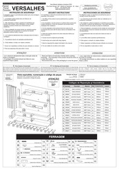 Viero Moveis VERSALHES Manual De Montagem