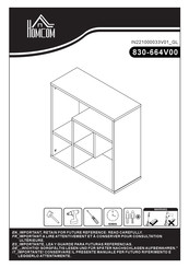 HOMCOM 830-664V00WT Instrucciones De Montaje