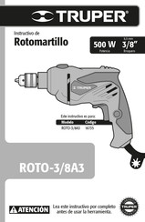 Truper ROTO-3/8A3 Instructivo