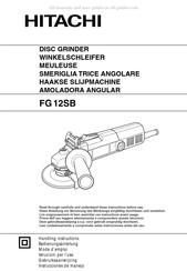 Hitachi FG 12SB Instrucciones De Manejo