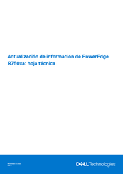 Dell EMC PowerEdge R750xa Hoja Técnica