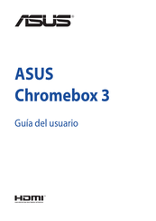 Asus Chromebox 3 Guia Del Usuario