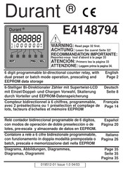 Durant E4148794 Manual De Instrucciones