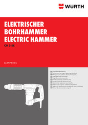 Würth CH 5-SE Manual De Instrucciones