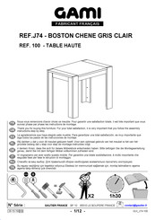 Gami J74 Instrucciones De Montaje