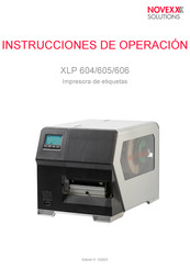 Novexx Solutions XLP 604 Instrucciones De Operación