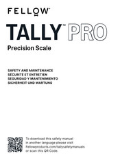 Fellow TALLY PRO FEAAGB Información De Seguridad Y Mantenimiento