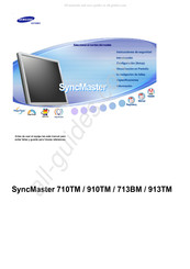 Samsung SyncMaster 913TM Manual De Instrucciones