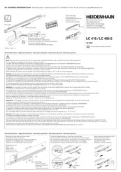 HEIDENHAIN LC 495S Instrucciones De Montaje