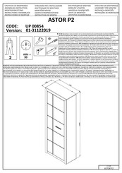 Forma Ideale ASTOR P2 Instrucciones De Montaje