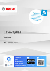 Bosch SMS6ECC00E Manual De Uso