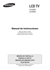 Samsung LE32M6 Manual De Instrucciones