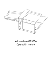 Arkiplot Arkimachine CP350A Operación Manual