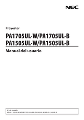 NEC PA1505UL-B Manual Del Usuario