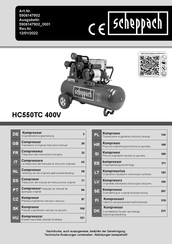 Scheppach HC550TC 400V Traduccion Del Manual De Instrucciones Originale