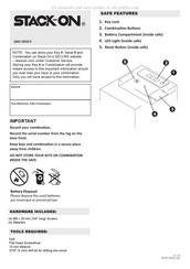 STACK-ON QAS-1810-E Instrucciones