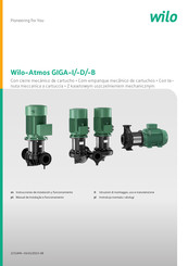 Wilo Atmos GIGA-D Instrucciones De Instalación Y Funcionamiento