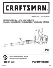 Craftsman BP410 Manual Del Operador