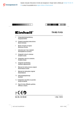 EINHELL TH-XG 75 Manual De Instrucciones Original