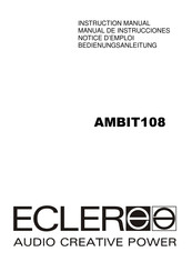 Ecler AMBIT108 Manual De Instrucciones