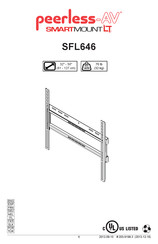 peerless-AV SmartMount SFL646 Instrucciones De Montaje