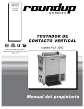 Roundup VCT-2000 Manual Del Propietário