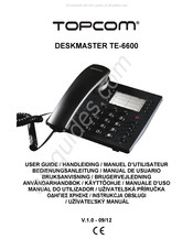 Topcom DESKMASTER TE-6600 Manual De Usuario