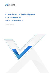 Milesight LoRaWAN WS558-915M Guia Del Usuario