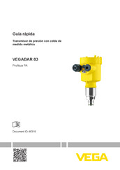 Vega VEGABAR 83 Guía Rápida