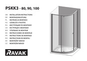 RAVAK PIVOT PSKK3 90 Instrucciones De Montaje
