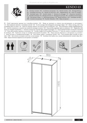 ML MEBLE KENDO 03 Instrucciones De Montaje