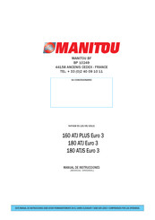 Manitou 180 ATJS Euro 3 Manual De Instrucciones