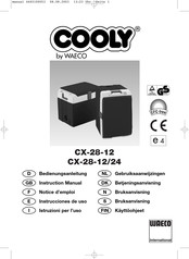 Waeco COOLY CX-28-12 Instrucciones De Uso