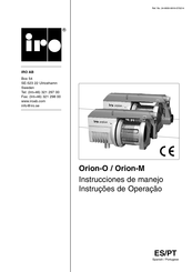 IRO Orion-O Instrucciones De Manejo