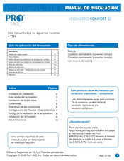 Pro1 IAQ T701 Manual De Instalación