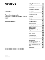 Siemens SITRANS P serie Instrucciones De Servicio