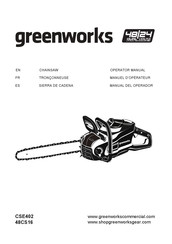 GreenWorks 48CS16 Manual Del Operador