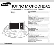 Samsung CE1000 Instrucciones Y Guía De Cocción Para El Usuario