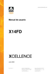 Amate Audio Xcellence X14FD Manual De Usuario