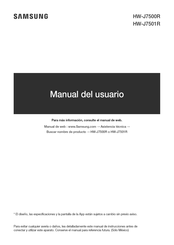 Samsung HW-J7501R Manual Del Usuario