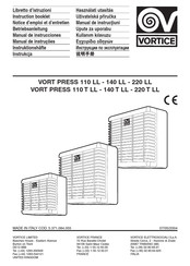 Vortice VORT PRESS 110 T LL Manual De Instrucciones