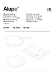 Alape HB.R585H Instrucciones De Montaje