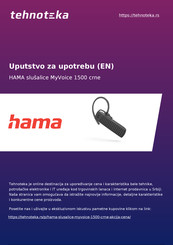 Hama MyVoice1500 Instrucciones De Uso