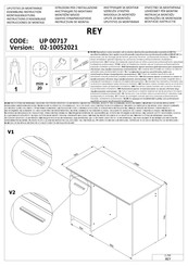 Forma Ideale REY UP 00717 Instrucciones De Montaje