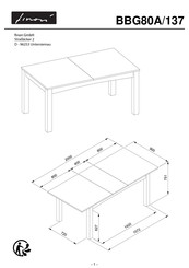 finori BERGEN 50 BBG80A/137 Manual Del Usuario